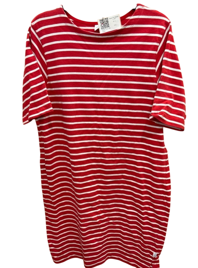 Kleid Rot Streifen 44