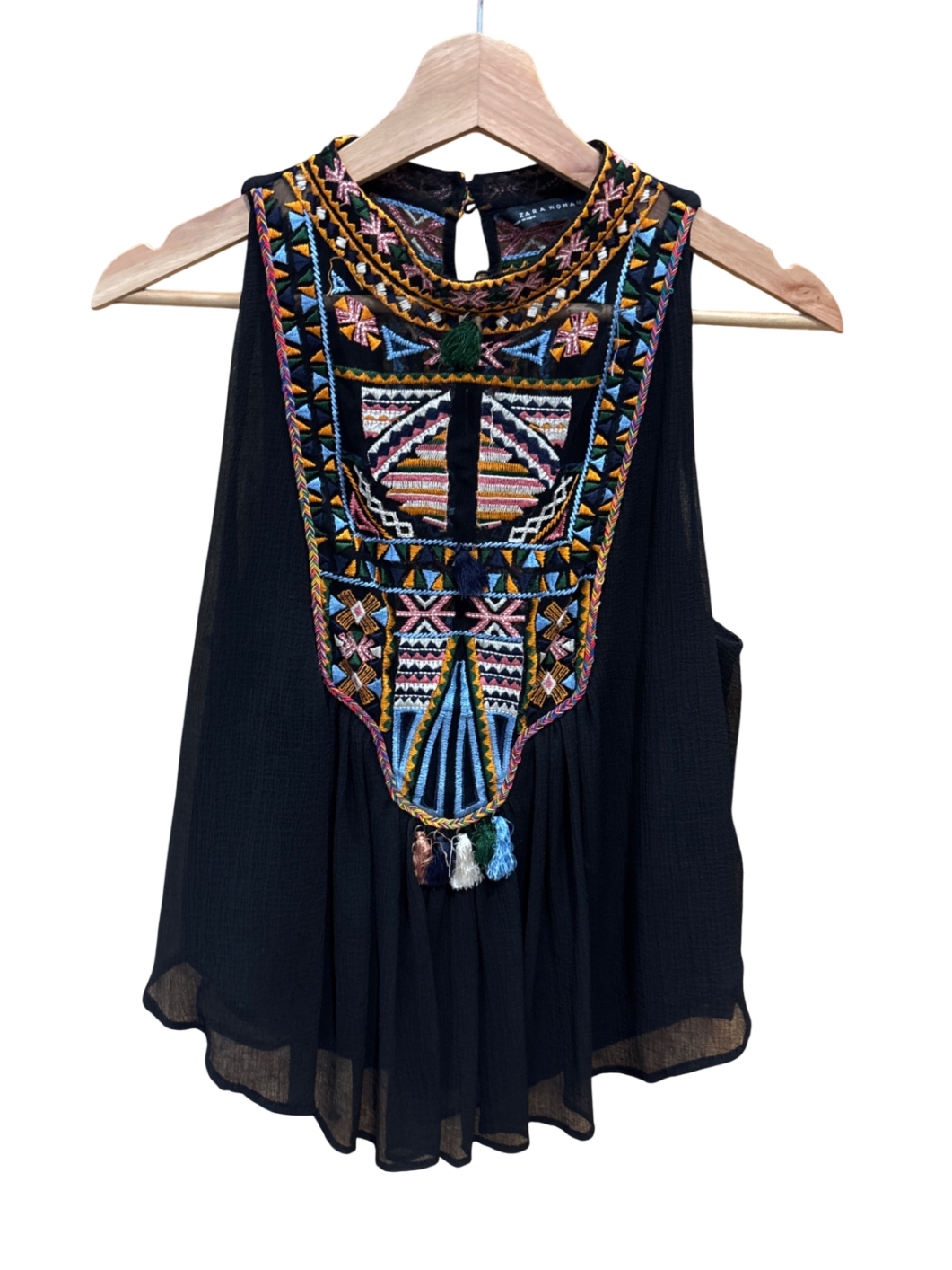 Zara Shirt S Schwarz