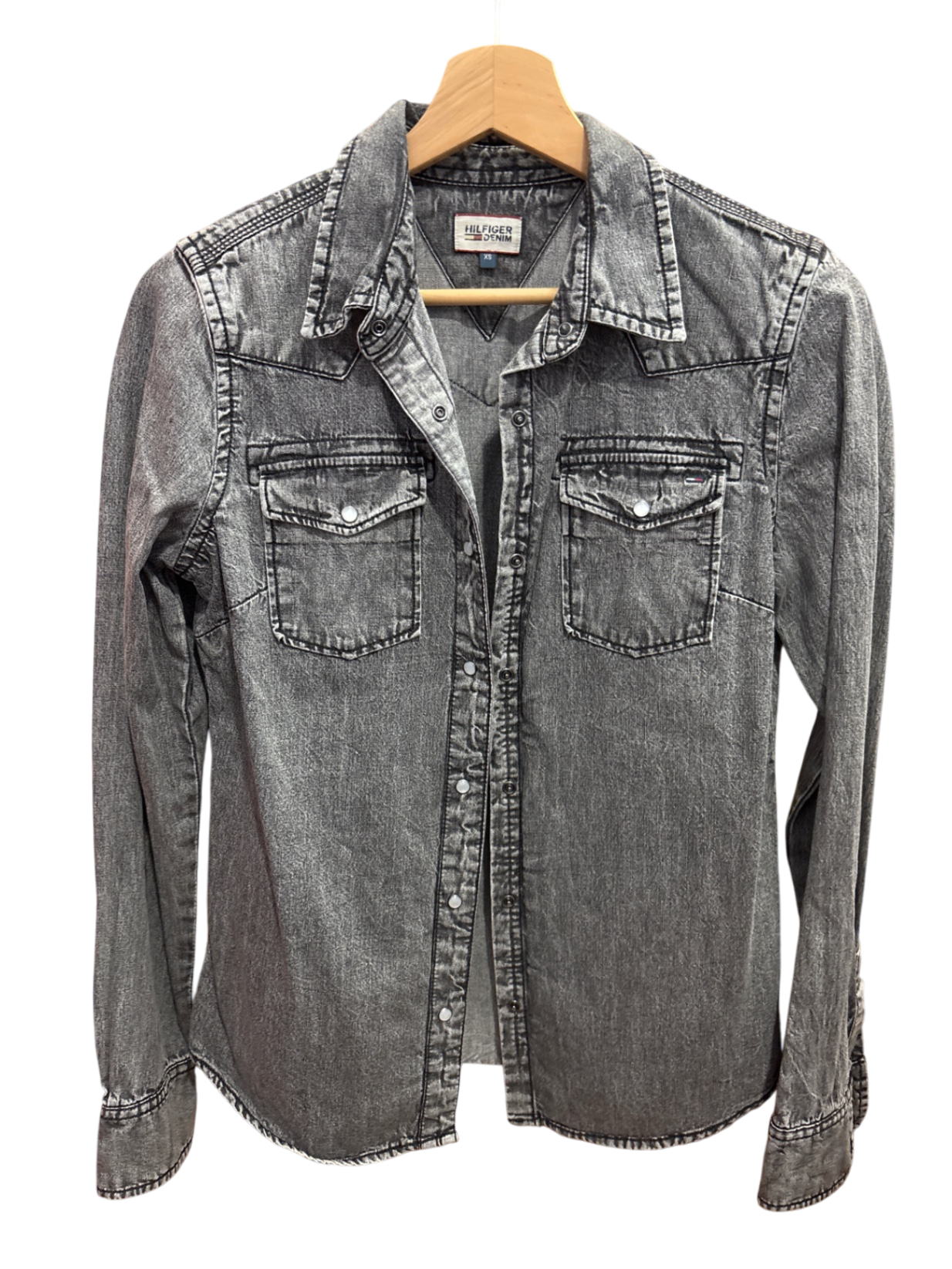 Tommy Hilfiger Bluse XS Grau
