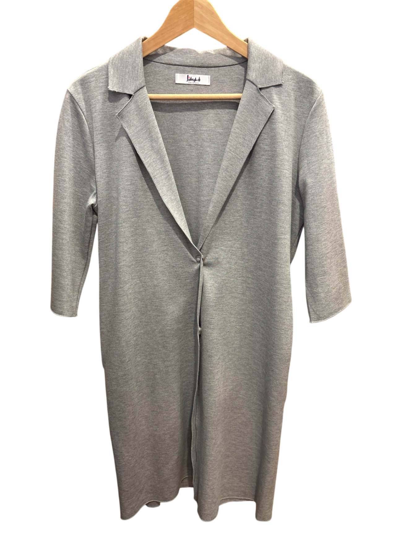 Liebesglück Sweatjacke S Grau
