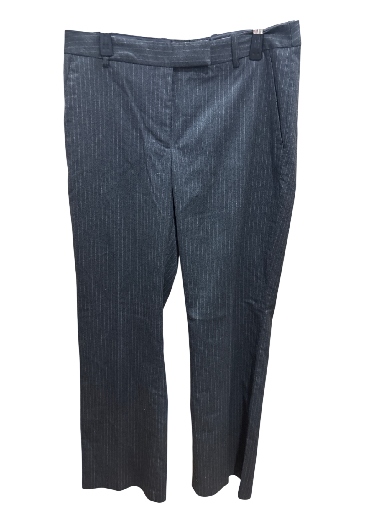 H&M Hose 40 Dunkelgrau mit weißen Streifen