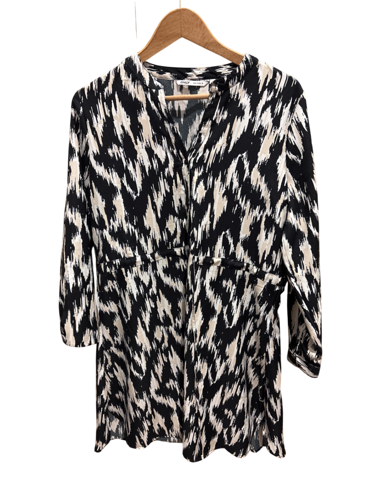 ONLY Kleid M Schwarz und Weiß Muster
