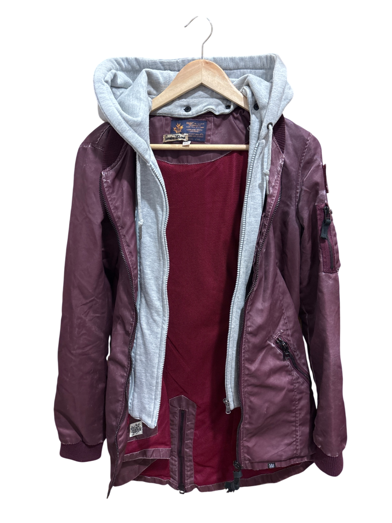Khujo Jacke M Burgund