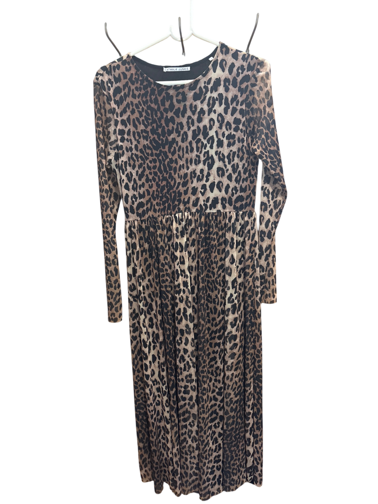 CATWALK Kleid S Braun und Schwarz