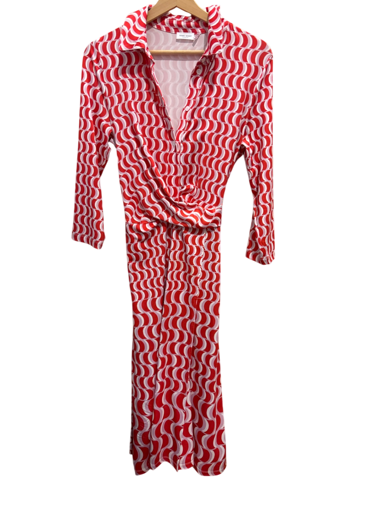 Gerry Weber Kleid M Rot und Weiß
