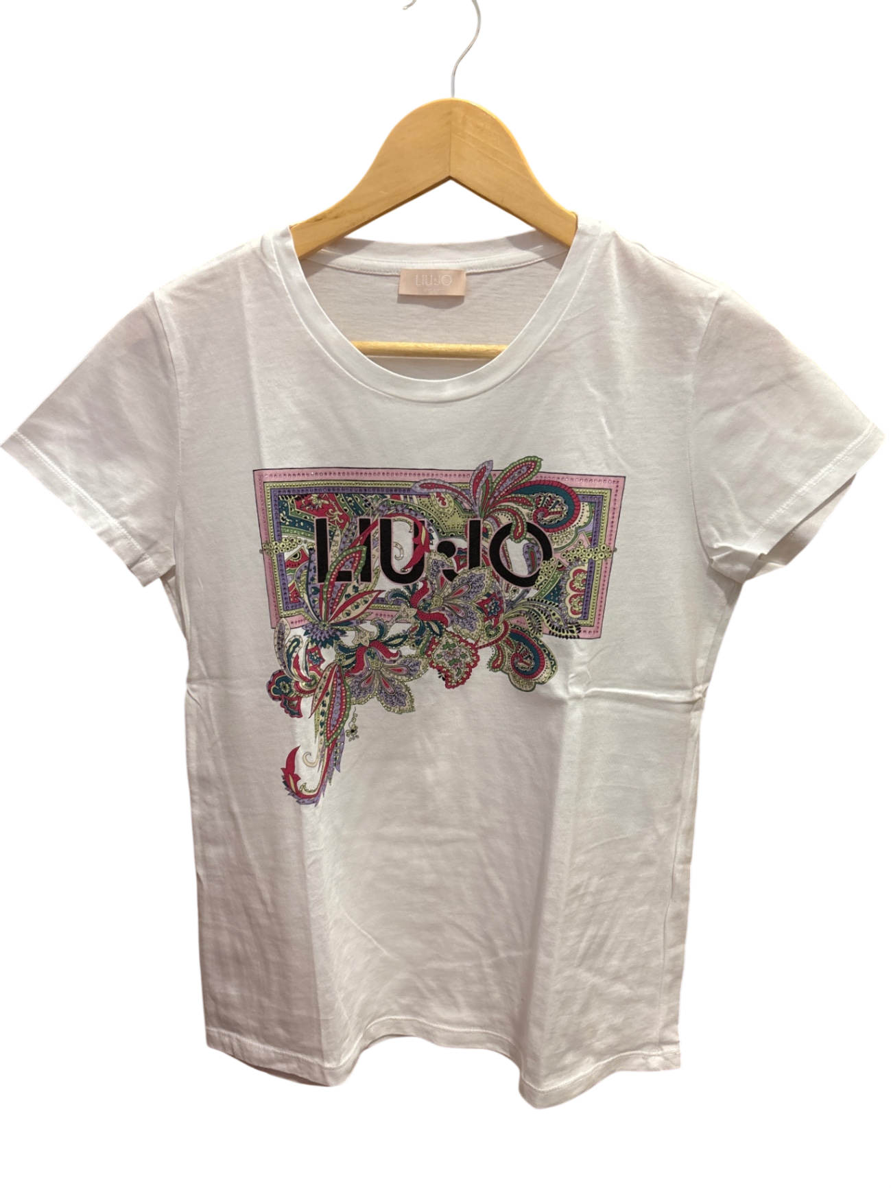 Shirt Weiß Print Pink M - Liu Jo