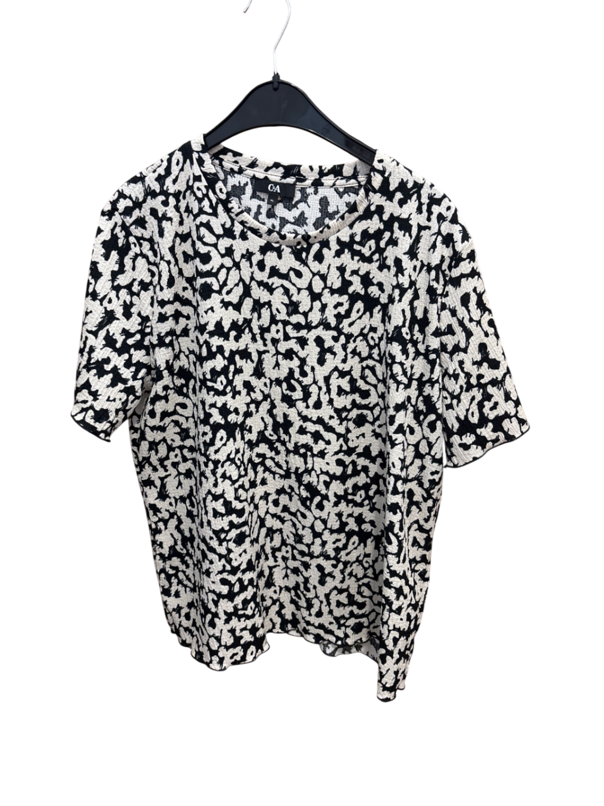 Bluse Schwarz und Weiß XL - CA