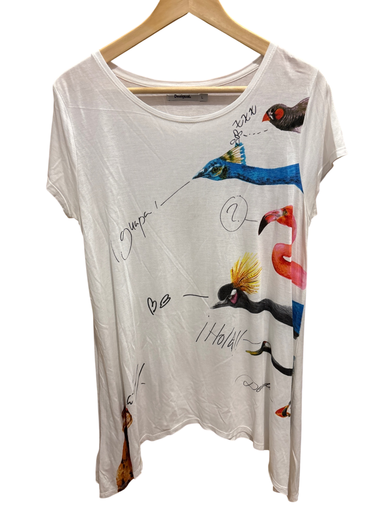 Shirt Weiß Bunt L - Desigual