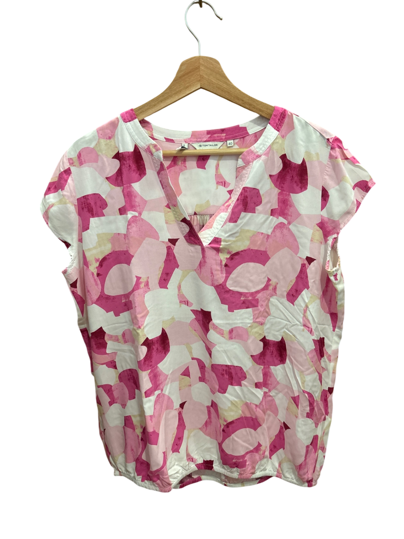 Bluse Pink, Weiß, Beige M - Tom Tailor