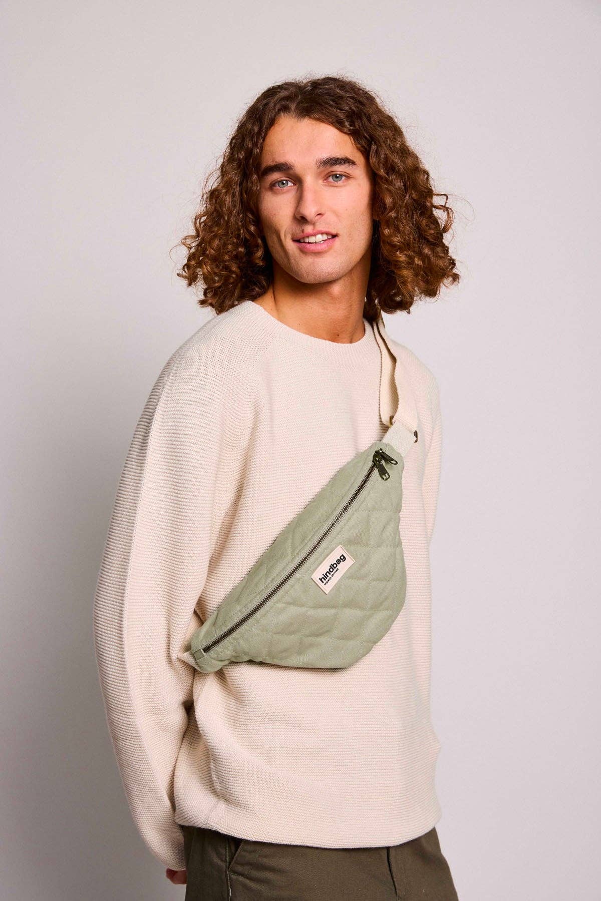 HIND BAG Olivia Gesteppte Gürteltasche Tonerdegrün