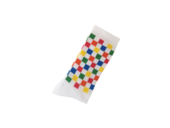 Socken Karo Bunt