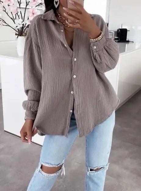 Musselin Bluse Baumwoll
