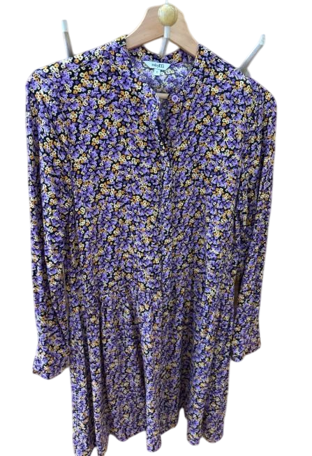 Kleid Lila Blumen mbym S