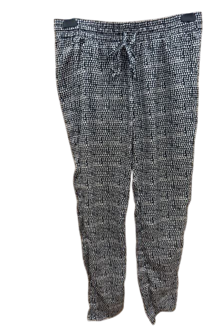Hose Schwarz Weiß Muster Benetton S