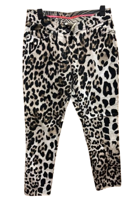 Airfield Hose S Beige Schwarz Weiß
