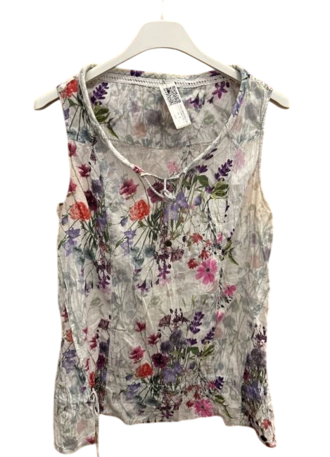 Top Weiß Blumen Cecil S