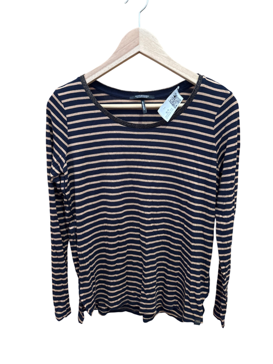 Scotch & Soda Shirt M/L Blau und Beigetöne