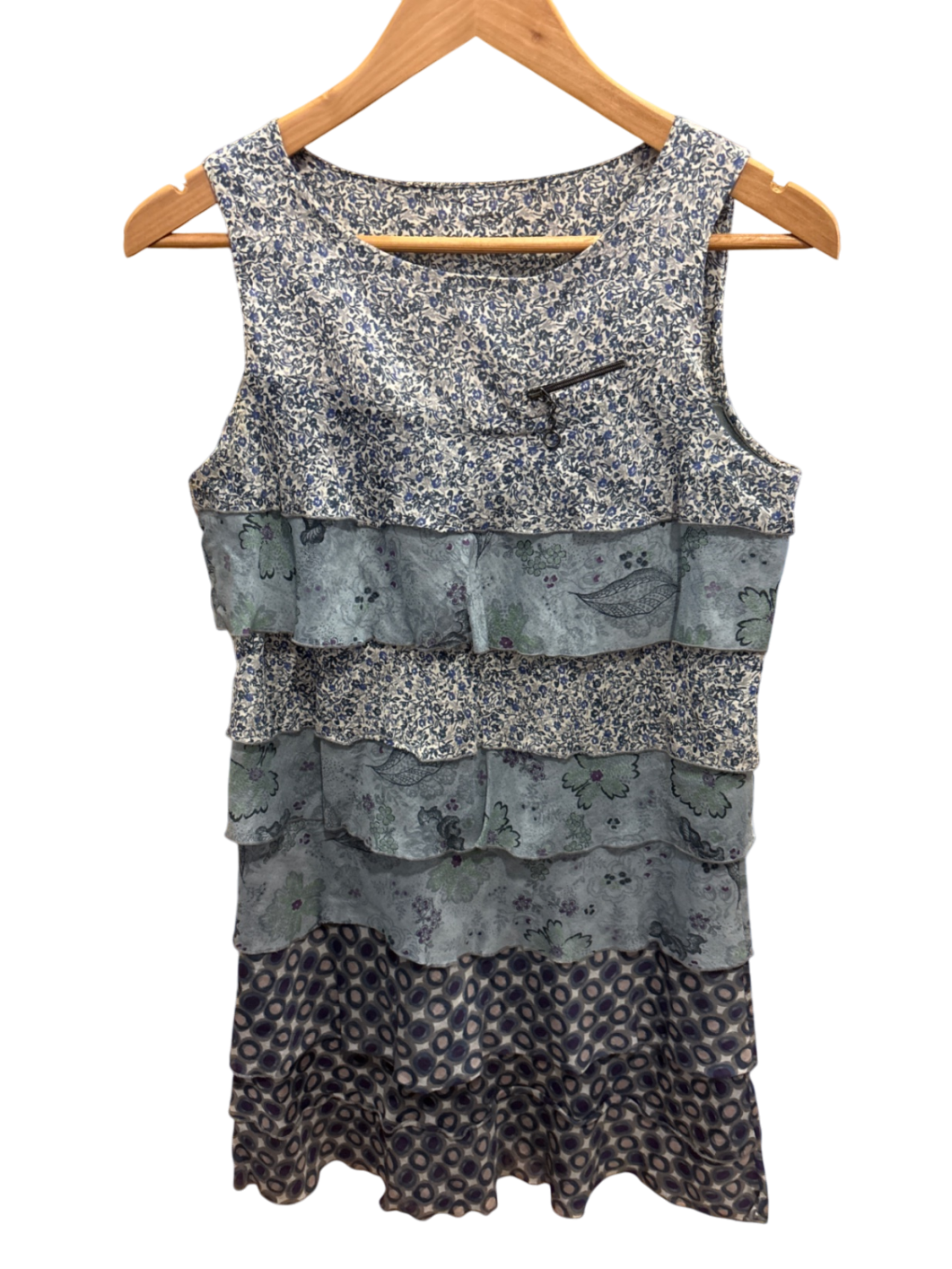 CopCopine Kleid S Blau, Grau, Schwarz