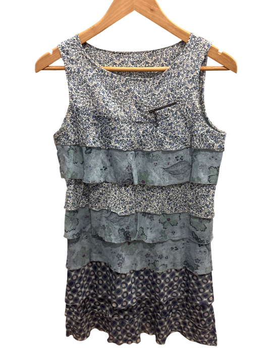 CopCopine Kleid S Blau, Grau, Schwarz