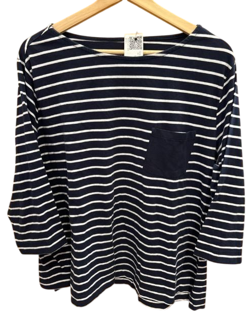 Shirt Blau Streifen TCM XL