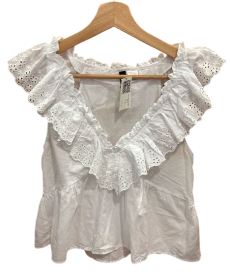 Top Weiß Spitze H&M XS/S