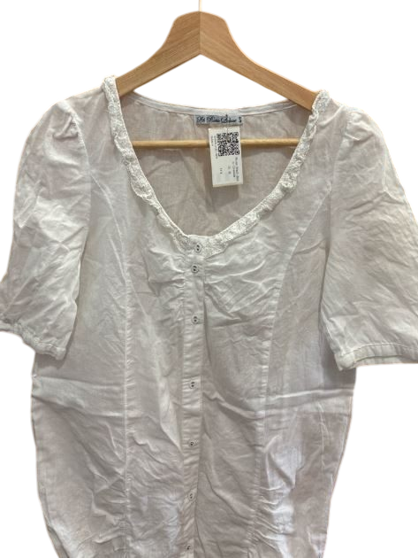 Bluse Weiß Basic Onesize