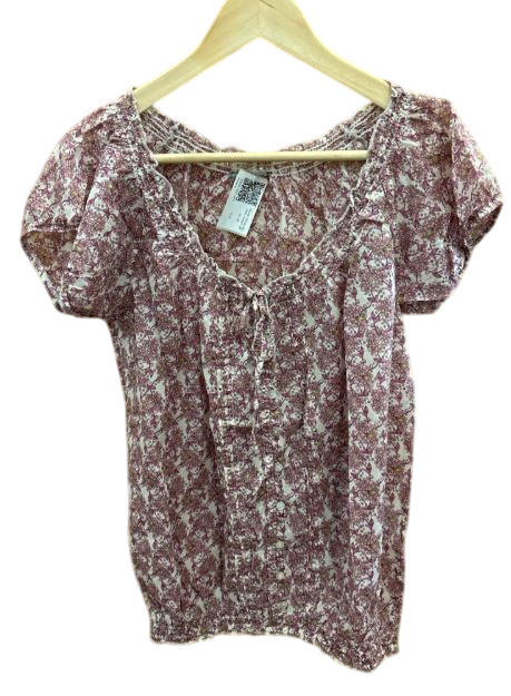 Bluse Rosa Blumen Grain M/L