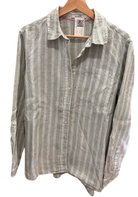 Leinenhemd Mint Streifen Cecil XL