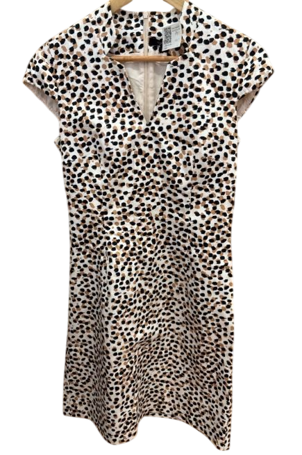 Kleid Beige Punkte Comma 34