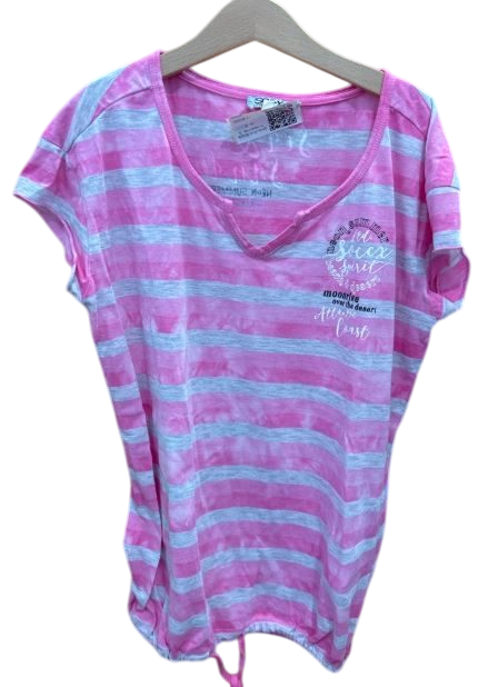 Shirt Pink Streifen moonrise S
