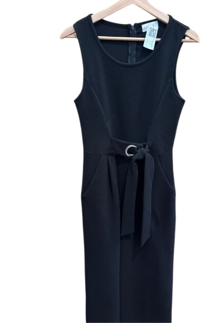 Einteiler Schwarz Apricot M