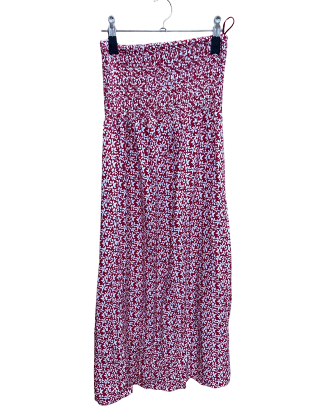Esprit Kleid S Rot mit Weiß
