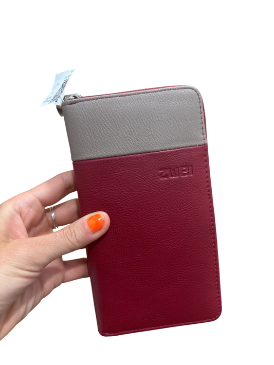 ZWEI Portmonee Rot und Beige