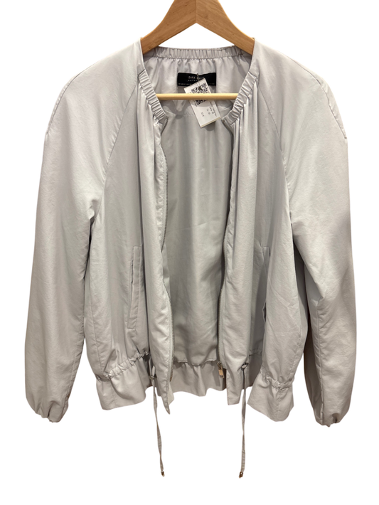 Zara Jacke M Hellgrau
