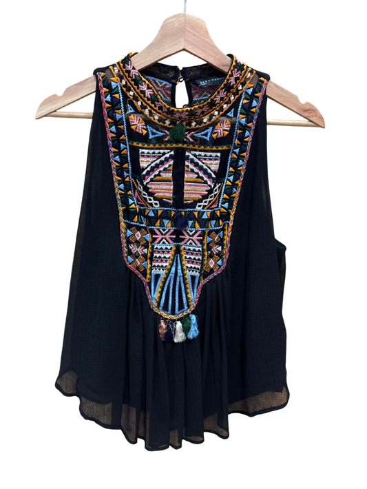 Zara Shirt S Schwarz