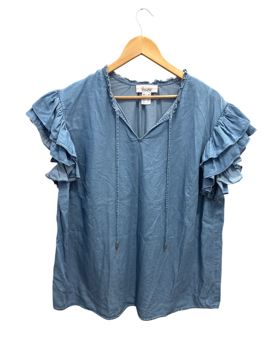 Tesini Bluse Blau XL