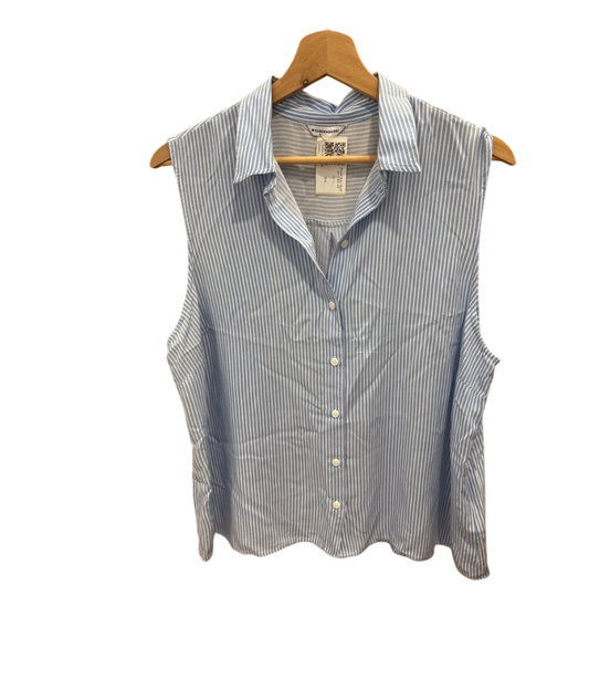 Bluse Blau Streifen C&A L