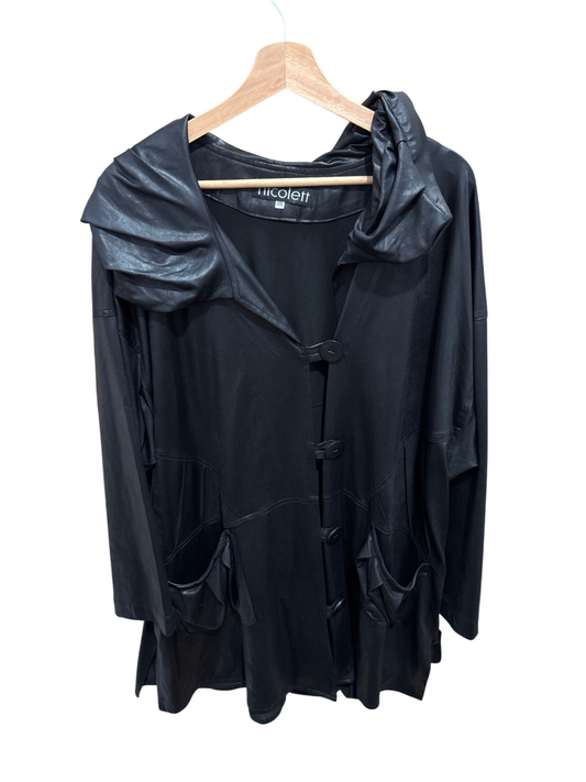 Sweatjacke Schwarz XL