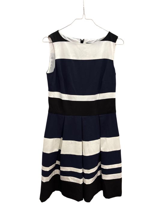 RalphLauren Kleid M Blau, Weiß, Schwarz