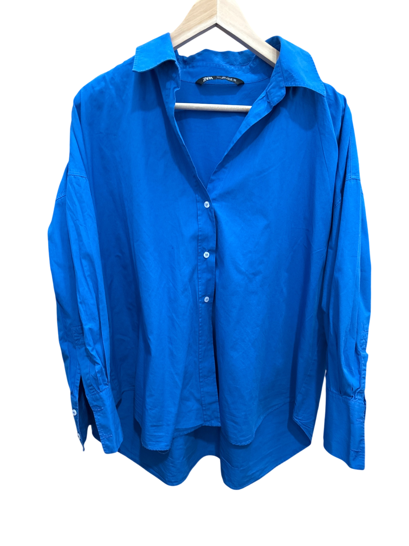 Zara Hemd L Blau