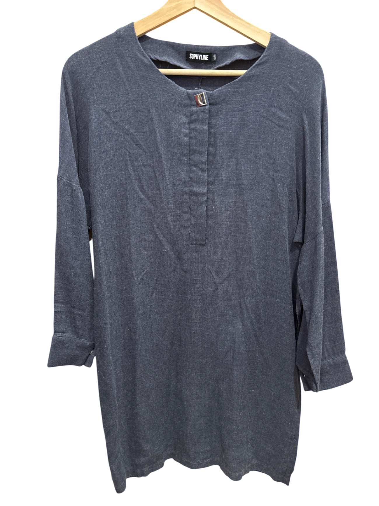 Sophyline Bluse M Dunkelblau