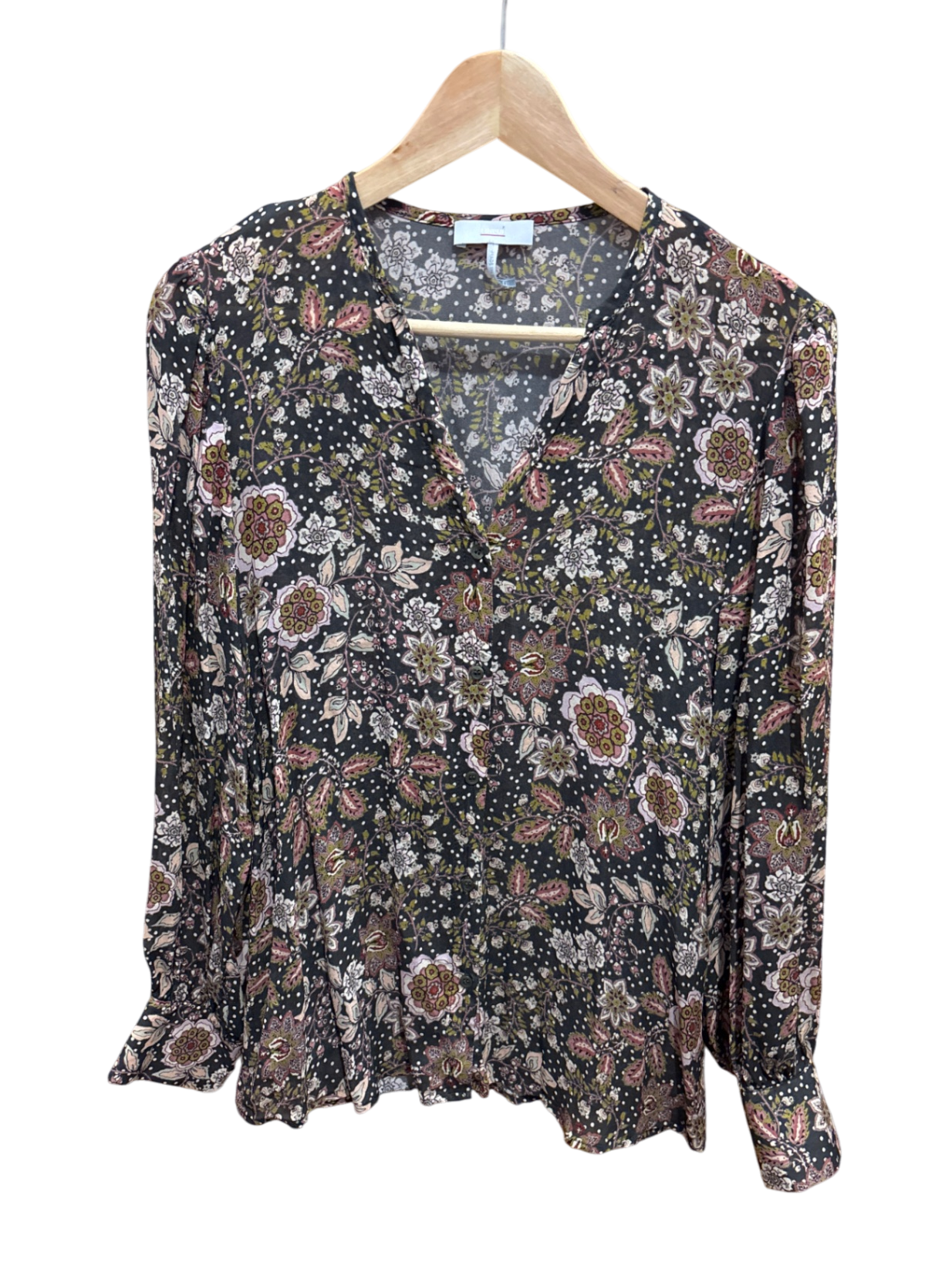cinque Bluse S/M Braun Muster