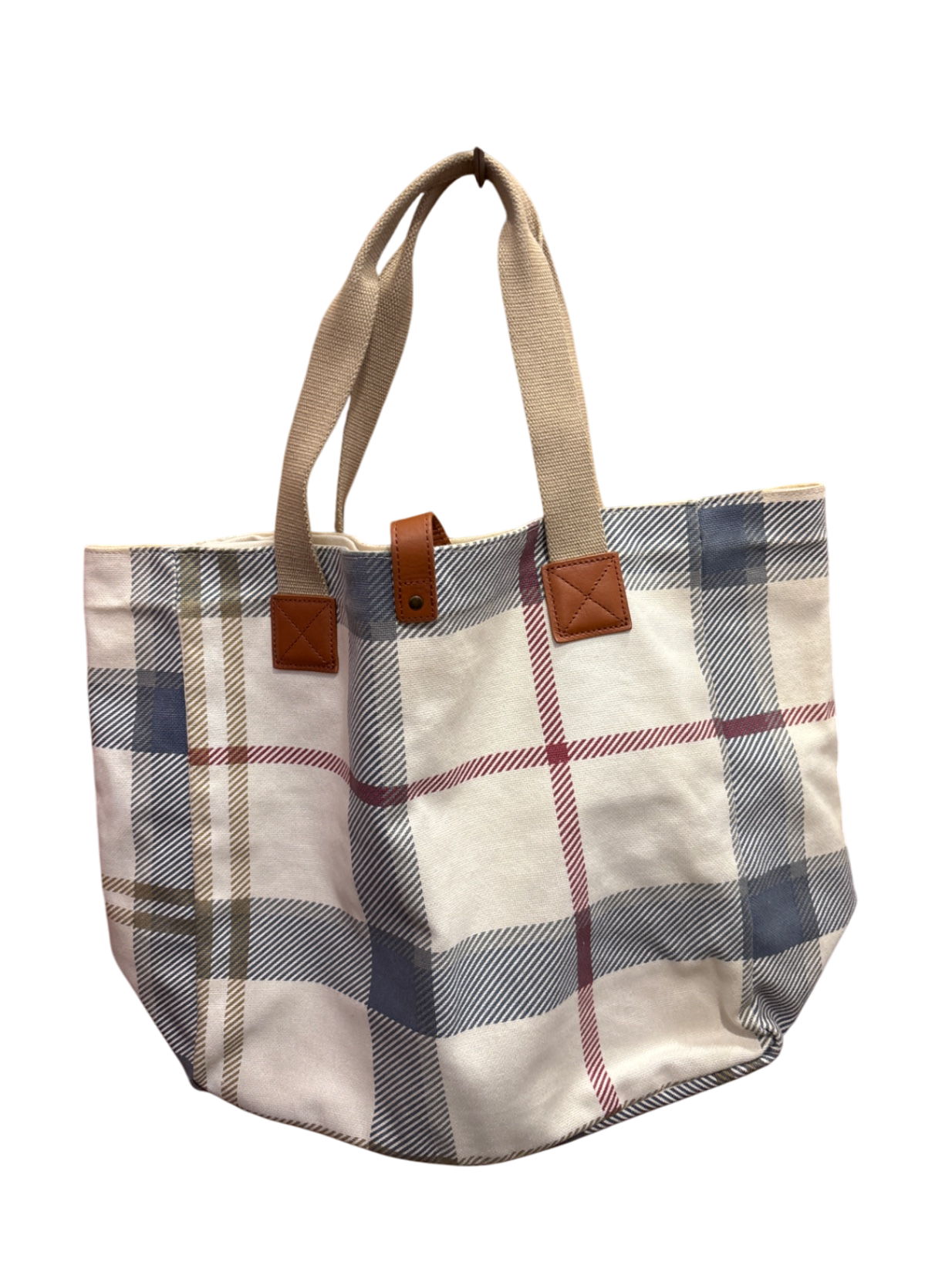 Tasche Karo (Weiß, Blau, Rot, Beige)