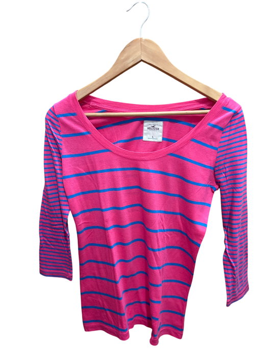 Hollister Shirt S Pink Streifen