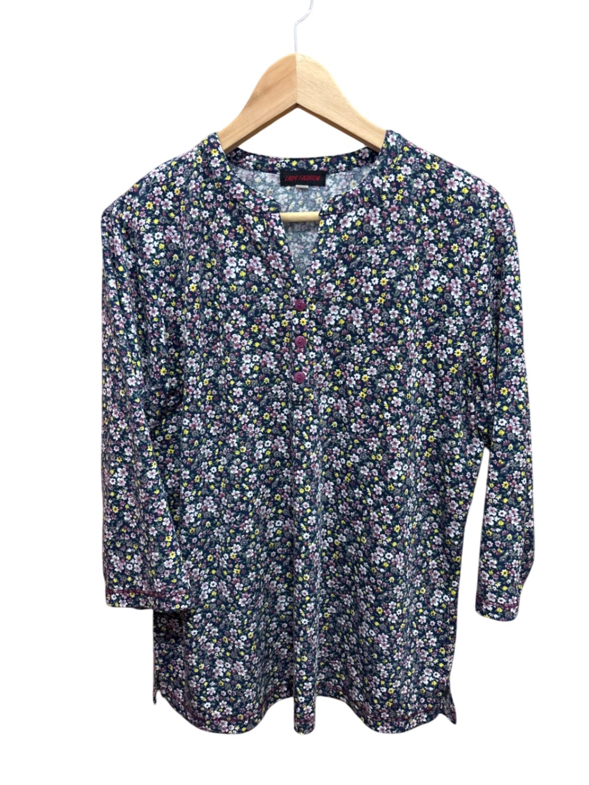 Bluse M Bunt Blumen