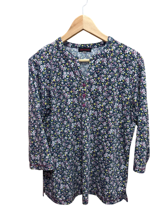 Bluse M Bunt Blumen