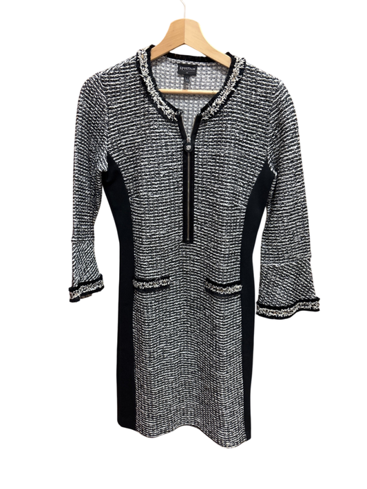 Sportalm Kleid M Schwarz und Weiß Muster