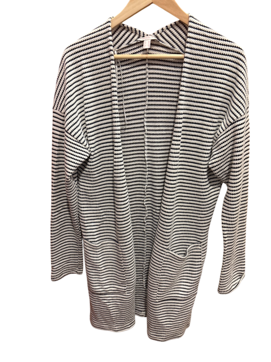 Esprit Strickjacke S Weiß und Schwarz Streifen