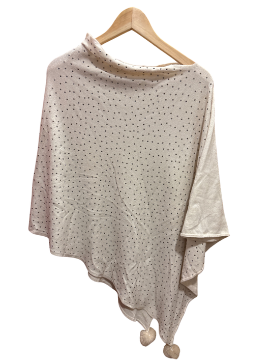 Poncho Pulli Onesize Beige