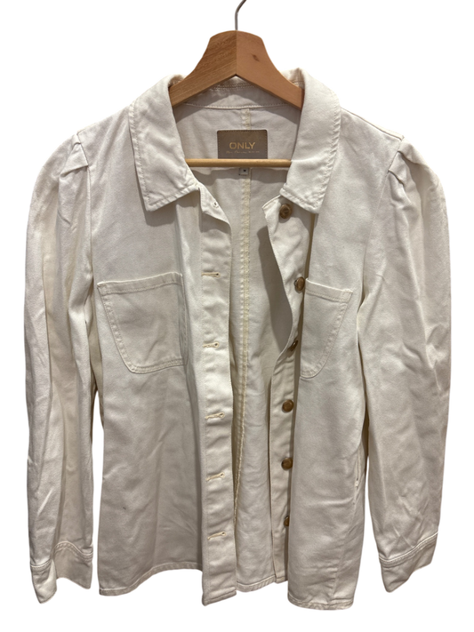 ONLY Jeansjacke M Beige